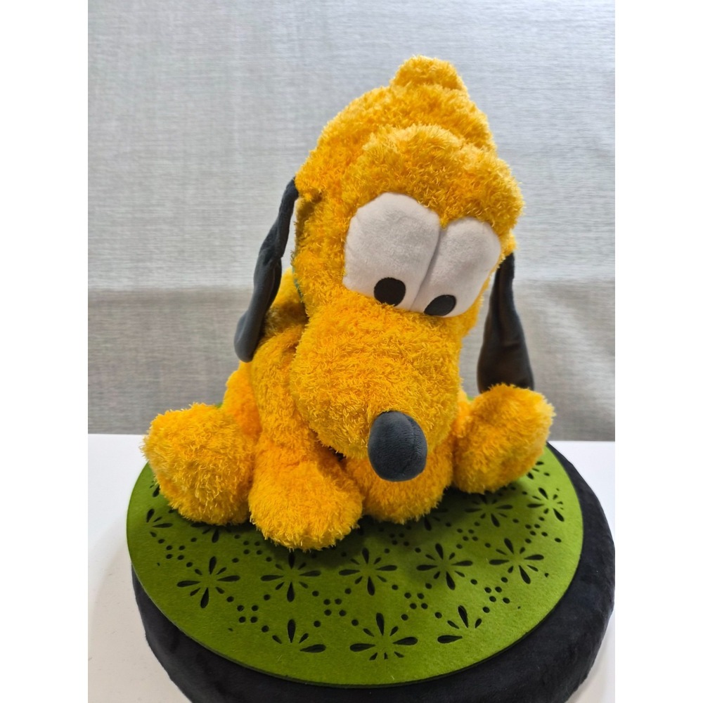 Disney Weighted Pluto Dog Stuffed Animal Plush Yellow Sensory Friendly Cuddle